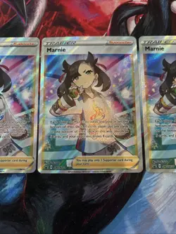 Marnie SWSH121 Black Star Promo - Pokemon TCG (Read Description) - Image 3
