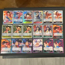 One Piece Tcg Luffy Card Lot of 30 - Image 1