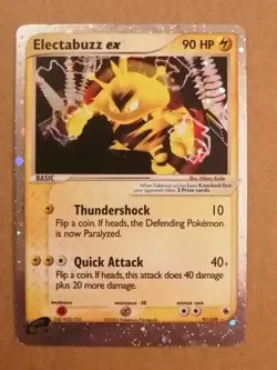 Electabuzz EX - 97/109 - Pokemon EX Ruby & Sapphire Ultra Rare Card MP - Image 1