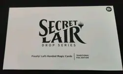 Secret Lair Drop - Finally! Left - Handed Magic Cards- Traditional Foil - Sealed - Image 1