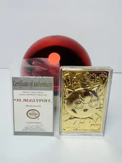 VINTAGE 1999 Burger King/Nintendo Pokemon 23K Gold Plated Trading Card Set! - Image 2