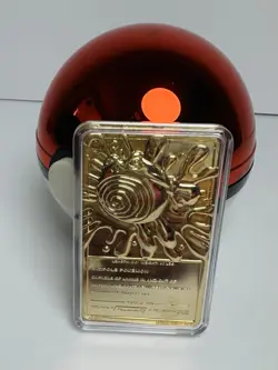 VINTAGE 1999 Burger King/Nintendo Pokemon 23K Gold Plated Trading Card Set! - Image 4