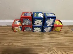 1999 Burger King Sealed Gold Pokemon Cards. 8 Altogether And Includes Charizard - Image 1