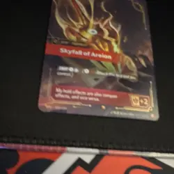 Skyfall of Areion Equipment Card Dark Glow 030/221 League of Legends TCG - Image 5