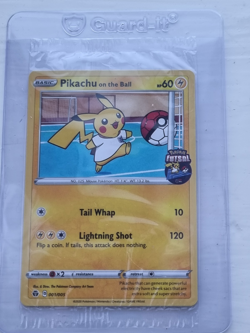 Pikachu on the Ball 001/005 Pokemon Card Sealed Promo Fultsal UK Exclusive - Image 1