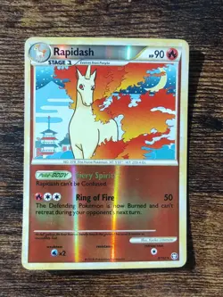 Pokemon Rapidash 8/102 HeartGold & Soulsilver HGSS Triumphant Reverse Holo - Image 1