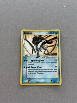 Suicune [Gold Star] Holo #115 Pokemon Unseen Forces Vintage Rare English 🇬🇧 - Image 4