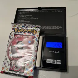 Pokemon 151 English Very Heavy Sealed Booster Pack (23.2grams) - Image 1