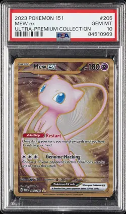2023 POKEMON 151 ULTRA-PREM COLL #205 MEW EX PSA 10 - Image 1