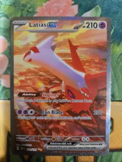 Latias ex SV08: Surging Sparks 239/191 Special Illustration Rare Pokemon Card NM - Image 1