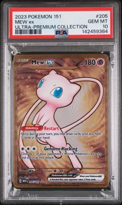 2023 POKEMON 151 ULTRA-PREM COLL #205 MEW EX PSA 10 - Image 1