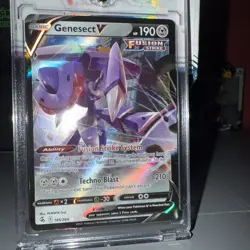 Pokemon TCG Genesect V Fusion Strike 185/264 Holo Ultra Rare - Image 1