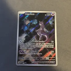 Pokemon TCG Scarlet & Violet Black Star Promo Mewtwo 052 Holofoil Near Mint - Image 1