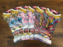 Lot of 6 - Pokemon TCG: Lost Origins Sleeved Booster Packs - New/Sealed - Image 1