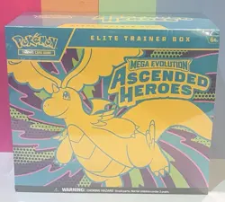 Pokemon ASCENDED HEROES Mega Evolution Elite Trainer Box ETB Factory Sealed NEW - Image 3
