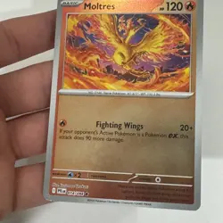 Moltres 014/094 Reverse Holo - Pokemon Phantasmal Flames PFL NM IN HAND - Image 3