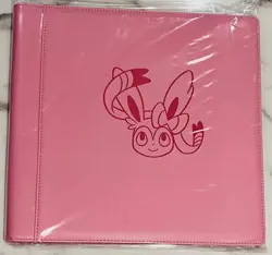 Pokemon Sylveon Eevee GX Advanced theme 480 Slots Card Sealed Binder Sleeve ZR37 - Image 1