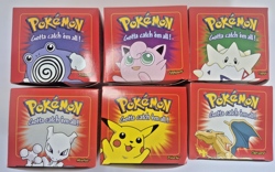 1999 Burger King Pokemon 23K Gold Plated Trading Card Set of 6 Sealed NIB - Image 1