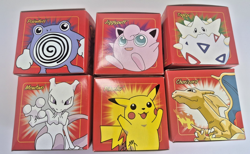 1999 Burger King Pokemon 23K Gold Plated Trading Card Set of 6 Sealed NIB - Image 3