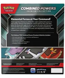 Pokemon Combined Powers Premium Collection Lugia EX Suicune EX 11 Packs *Sealed* - Image 3