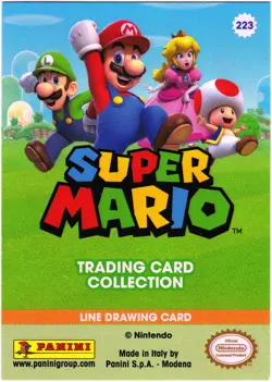 Super Mario card TCG - 223 - Rosalina - Line Drawing Card Near Mint / Ex+ - Image 2