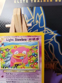 Pokemon TCG Neo Destiny Light Slowbro 51/105 Uncommon Card WOTC NM/LP - Image 3