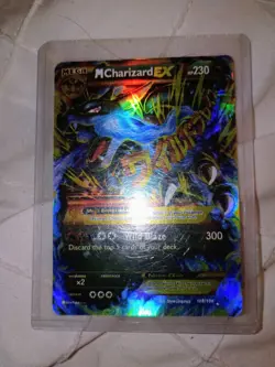 Pokemon Mega M Charizard EX TCG Secret Ultra Rare Holo Card XY Flashfire 108/106 - Image 3