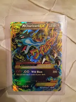 Pokemon Mega M Charizard EX TCG Secret Ultra Rare Holo Card XY Flashfire 108/106 - Image 5