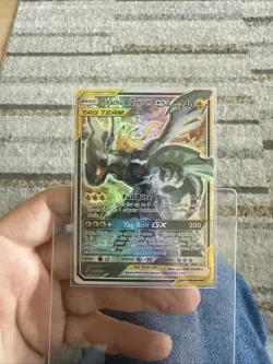 Pokemon Pikachu & Zekrom GX SM168 Full Art Tag Team Promo Card - Image 1