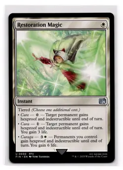 Restoration Magic #30 (NM) Final Fantasy FIN Magic MTG Magic the Gathering - Image 1