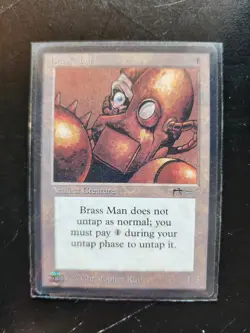 Brass Man Arabian Nights Magic: The Gathering MTG x2 Lightly Played LP - Image 5