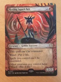 MTG Magic the Gathering Hexing Squelcher Showcase Lorwyn Eclipsed NM - Image 1