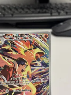 Pokemon TCG Destined Rivals Ethan's Typhlosion Illustration Rare Card 190/182 - Image 2