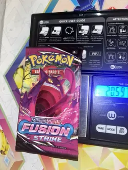 Very Heavy! 20.59 Gram Pokemon Fusion Strike Booster Pack Sealed - Image 1