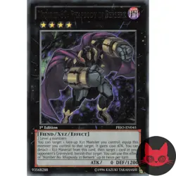 Yugioh Number 80: Rhapsody in Berserk PRIO-EN045 Rare 1st Edition NM - Image 1
