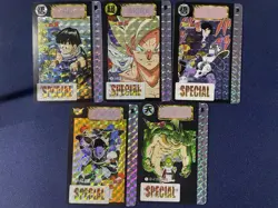 Dragon Ball Z Prism Card Lot Set of 5 Goku Frieza Ginyu Force Shenron - Image 1