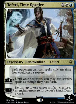 Prerelease Cards #221 Teferi, Time Raveler - Image 1