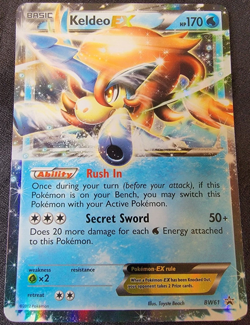 Holo Foil Keldeo EX # BW61 Black & White Star Promo Set Pokemon Trading Cards SP - Image 1
