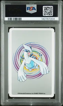 2000 POKEMON SILVER VERSION PLAYING CARDS 7 OF HEARTS #244A ENTEI PSA 10 - Image 2