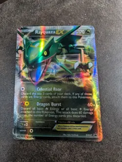 9 Pokemon V / EX Ultra Rare Card Lot – Rayquaza Greninja Celebi + More - Image 4