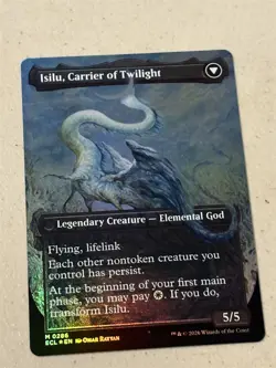 mtg borderless foil Eirdu Carrier of Dawn, Lorwyn Eclipsed, unplayed - Image 2