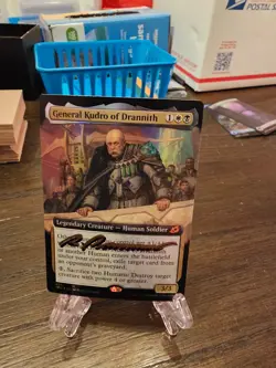 General Kudro of Drannith Ikoria: Lair of Behemoths Extended Art SIGNED Foil Mtg - Image 1