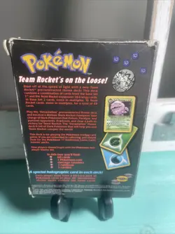 Pokemon TCG - Team Rocket Devastation Theme Deck - EMPTY BOX - Image 2