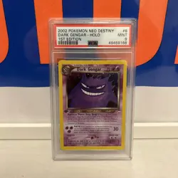 2002 Pokemon Neo Destiny 1st Edition #6 Dark Gengar Holo PSA 9 MINT - Image 5