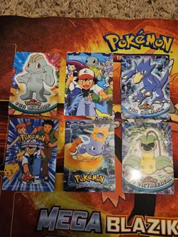 Pokemon topps Lot Blue Label - Image 1