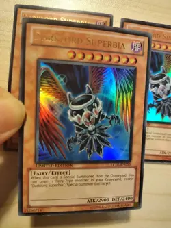 Yu-Gi-Oh 3x Darklord Superbia LC02-EN005 Ultra Rare - Image 4