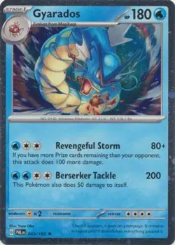 Gyarados 043/193 Cosmos Promo PAL Paldea Evolved Pokemon Card NM - Image 1