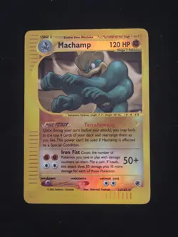 Pokemon TCG Machamp Reverse Holo Rare Card 16/165 Expedition Base Set - Image 1