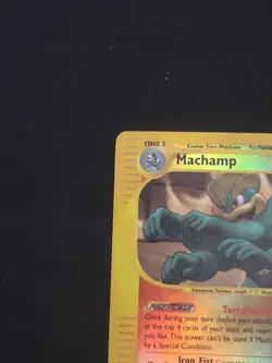 Pokemon TCG Machamp Reverse Holo Rare Card 16/165 Expedition Base Set - Image 3