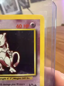 Pokemon TCG Mewtwo Holo Rare Card Base Set 10/102 Vintage Unlimited LP - Image 3